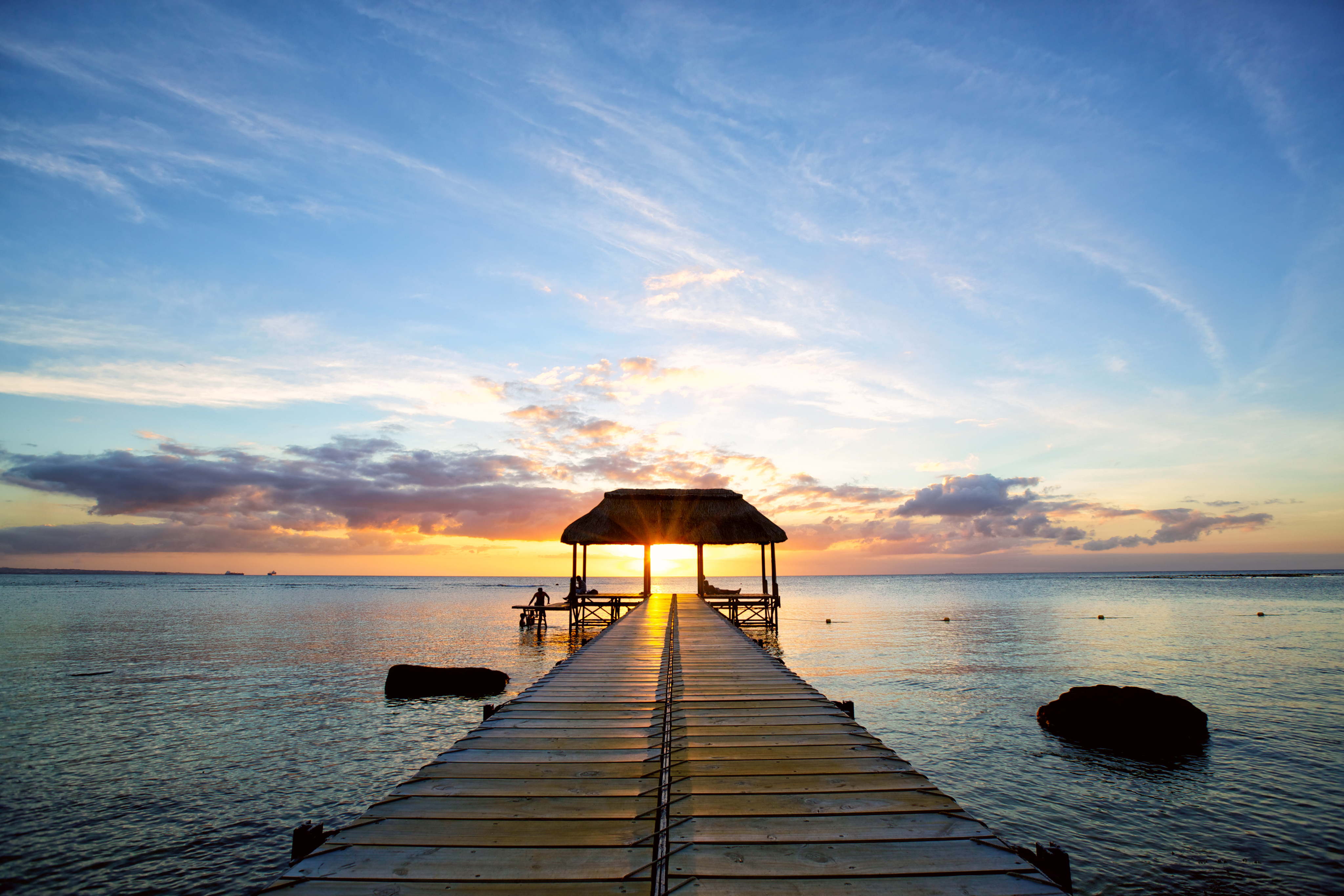 Pier at sunset